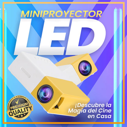 MINI PROYECTOR | LLEVA GRATIS LUCES LED Y EBOOK